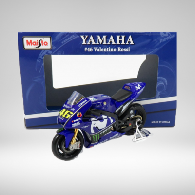 Miniature moto GP Yamaha VR46 Bleu