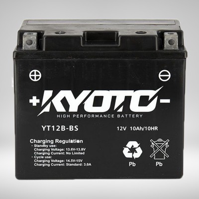 Batterie YT12B-BS Livrée avec Pack Acide